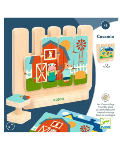 DJECO - Casamix - Puzzle vertical