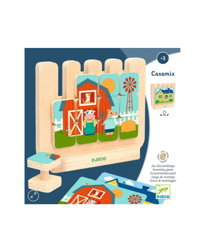DJECO - Casamix - Puzzle vertical