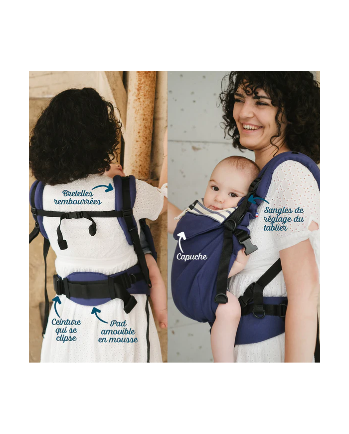 NEOBULLE - Porte bébé "Néo Plus" - 3 mois à 4 ans