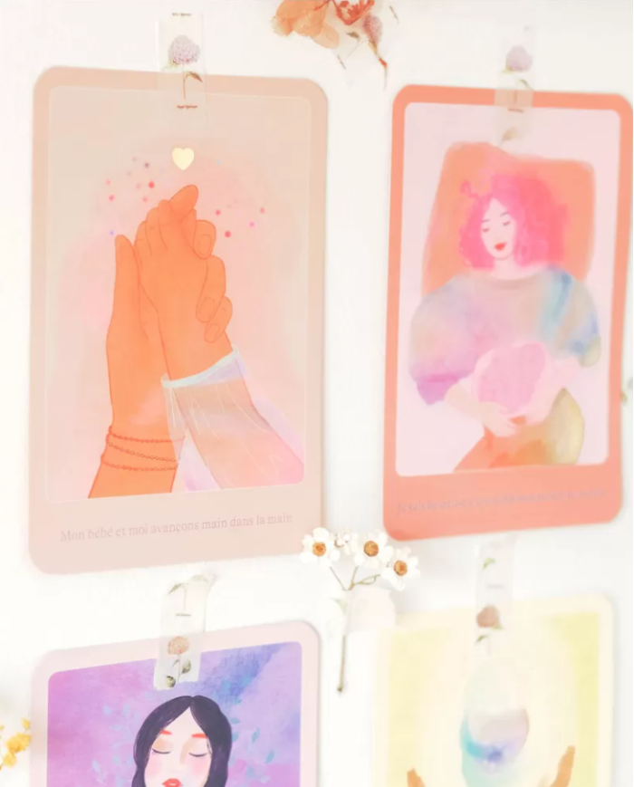 ILADO - Cartes d’Affirmations Positives pour la Naissance