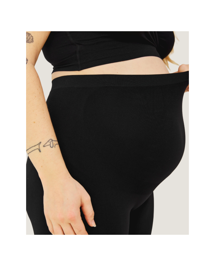 CARRIWELL - Short de grossesse sans coutures - Noir