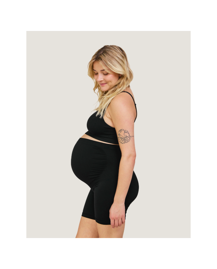 CARRIWELL - Short de grossesse sans coutures - Noir