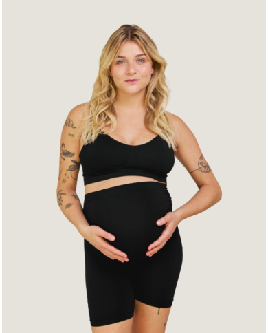 CARRIWELL - Short de grossesse sans coutures - Noir