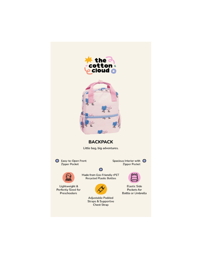 THE COTTON CLOUD - Sac à dos pour enfants - Motifs au choix