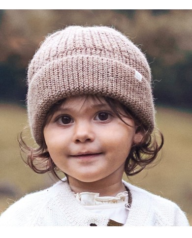 Minimalisma - Bonnet en laine d'alpaga - Walnut