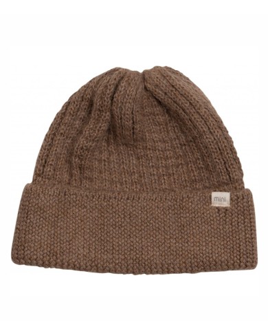 Minimalisma - Bonnet en laine d'alpaga - Walnut