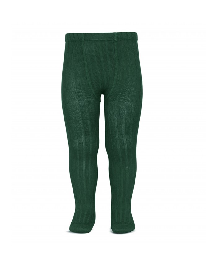 VERT BOUTEILLE collant coton