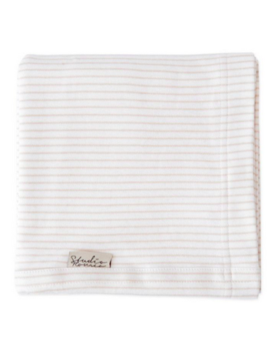 STUDIO ROMEO - Porte-bébé sans noeud  DUO - Rayures Nude