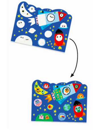 DJECO - Coloriages magiques - Dans le ciel