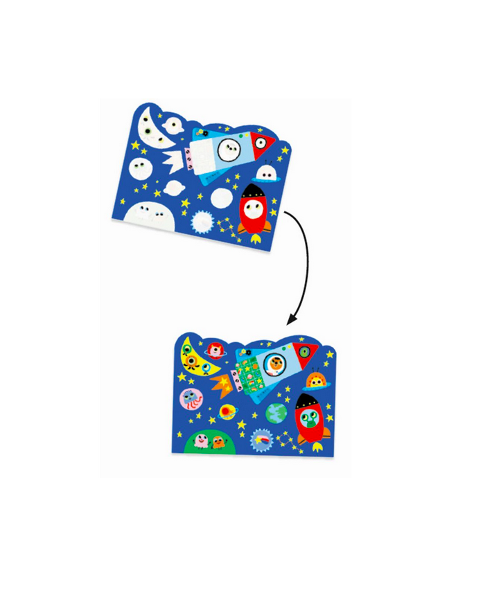 DJECO - Coloriages magiques - Dans le ciel