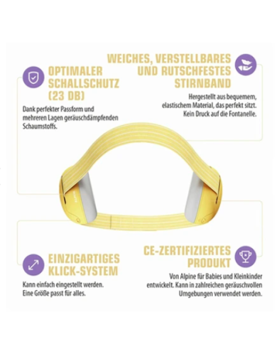 ALPINE Muffy - Casque anti-bruit bébé