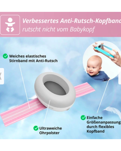 ALPINE Muffy - Casque anti-bruit bébé