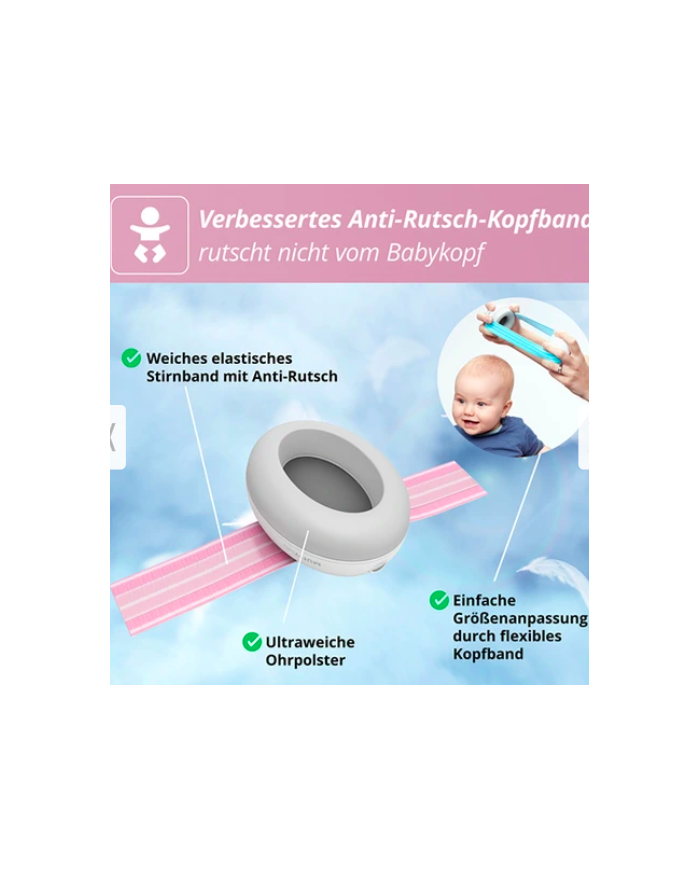 MUFFY - Casque anti-bruit T1 - ROSE MUFFY - Casque anti-bruit T1 - ROSE