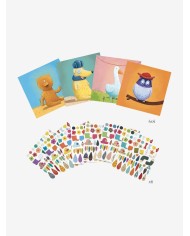 DJECO - Créer avec des stickers - Animaux