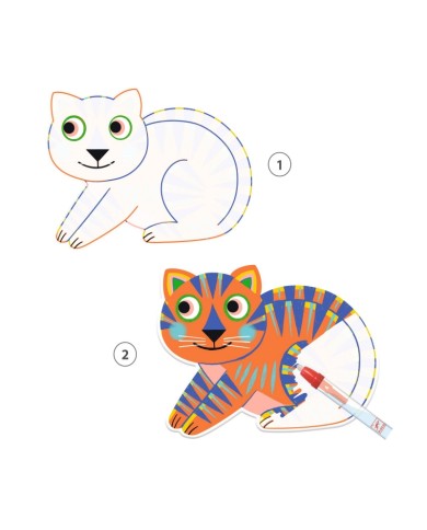 DJECO - Coloriages magiques - Animaloma