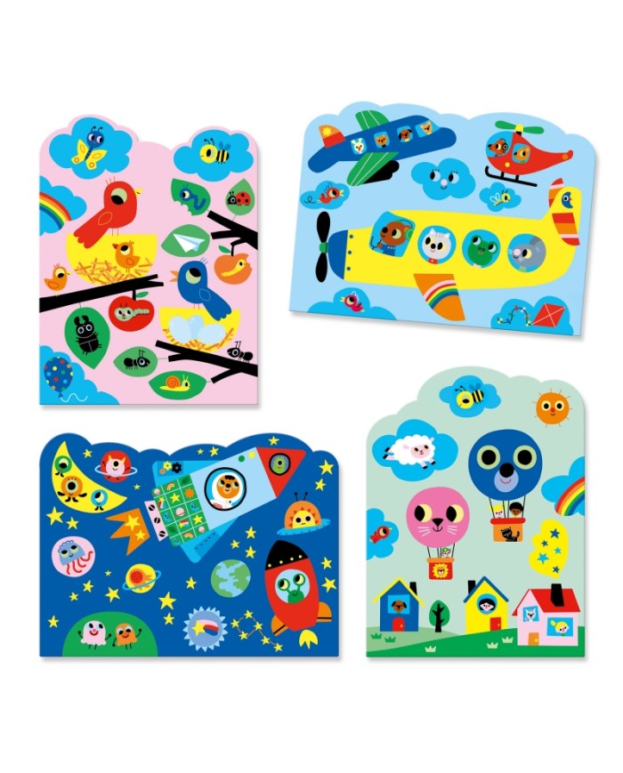 DJECO - Coloriages magiques - Dans le ciel