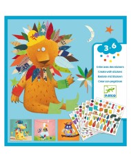 DJECO - Créer avec des stickers - Animaux