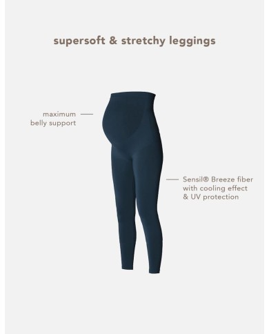 NOPPIES - Seamless leggings - CARA - Bleu nuit NOPPIES - Seamless leggings - CARA - Bleu nuit