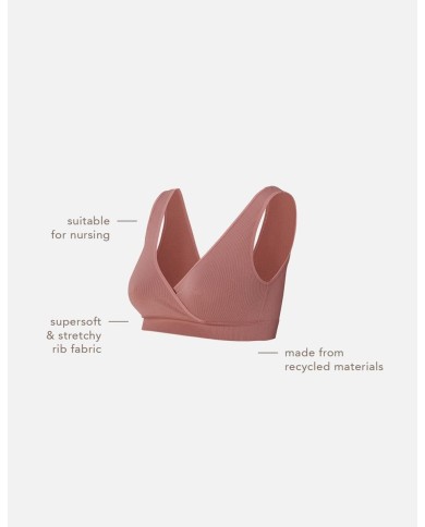 NOPPIES - Brassière d'allaitement - GAYLA - Bois de rose