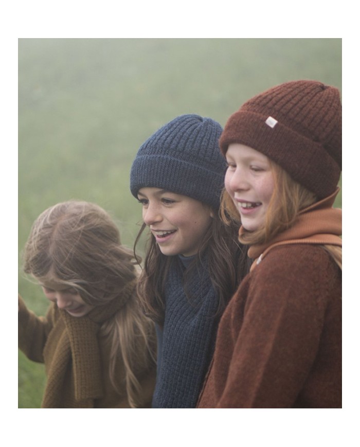 Minimalisma - Bonnet en laine d'alpaga - Noisette