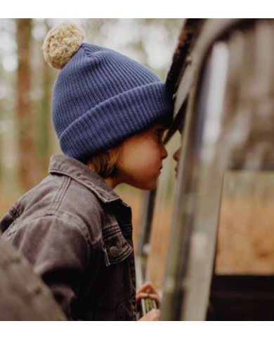 copy of Hello Hossy - Bonnet à pompon beige