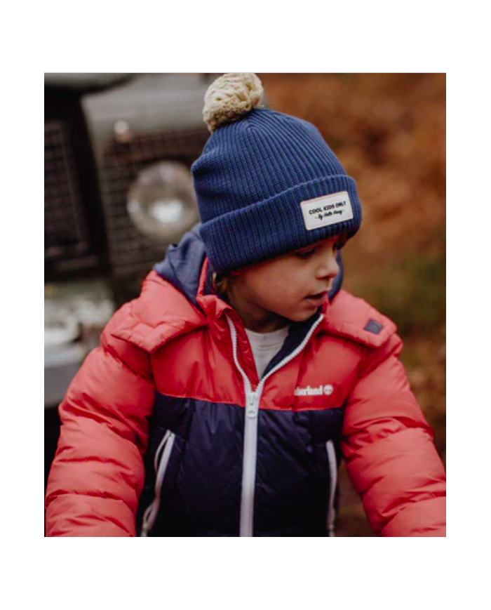 HELLO HOSSY - Bonnet à pompon Cool Kids Only -  Night blue