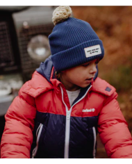 HELLO HOSSY - Bonnet à pompon Cool Kids Only -  Night blue