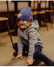 HELLO HOSSY - Bonnet Cool Kids Only Pop saphir - Bleu HELLO HOSSY - Bonnet Cool Kids Only Pop saphir - Bleu
