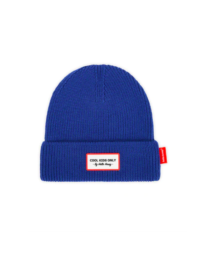 HELLO HOSSY - Bonnet Cool Kids Only Pop saphir - Bleu HELLO HOSSY - Bonnet Cool Kids Only Pop saphir - Bleu