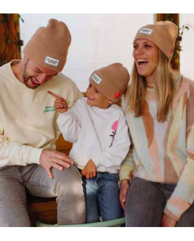 copy of Hello Hossy - Bonnet à pompon beige