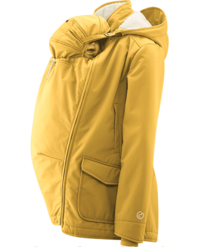 Veste de portage Softshell Doublée | Chaude | Imperméable | Mamalila Kaki